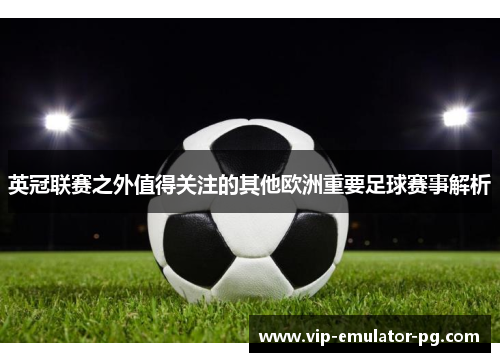 英冠联赛之外值得关注的其他欧洲重要足球赛事解析 英冠联赛之外值得关注的其他欧洲重要足球赛事解析